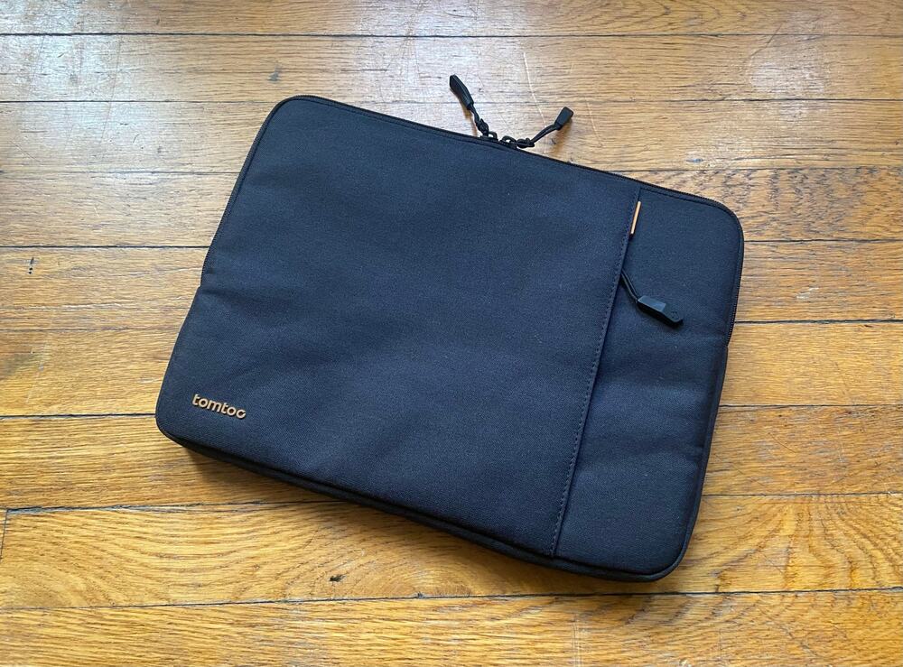TOMTOC Black Padded Laptop Sleeve for 14" Laptop